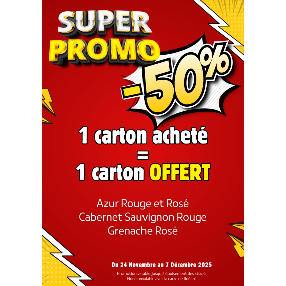 Super PROMO -50% !!