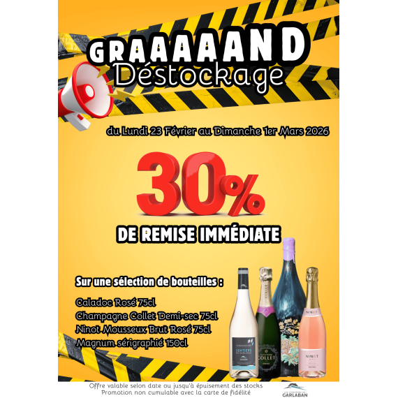 Grand déstockage !