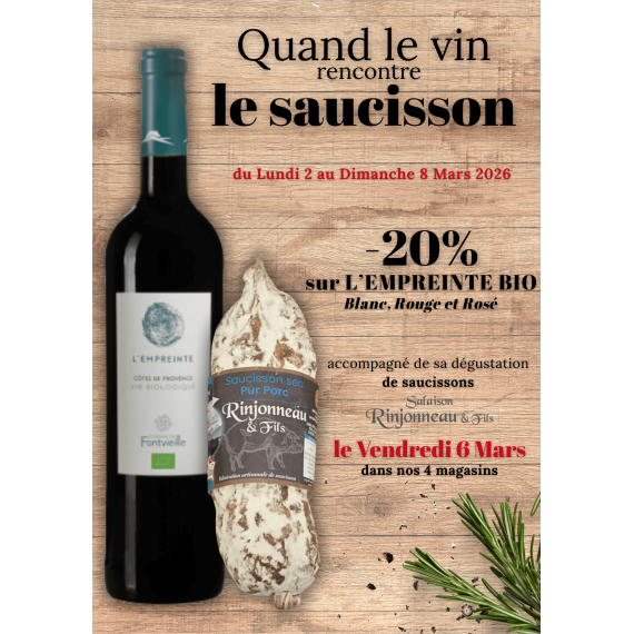 Quand le vin rencontre le saucisson